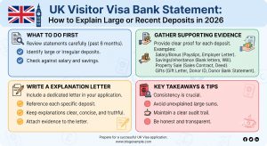 UK Visitor Visa How to Explain Large or Recent Bank Deposits