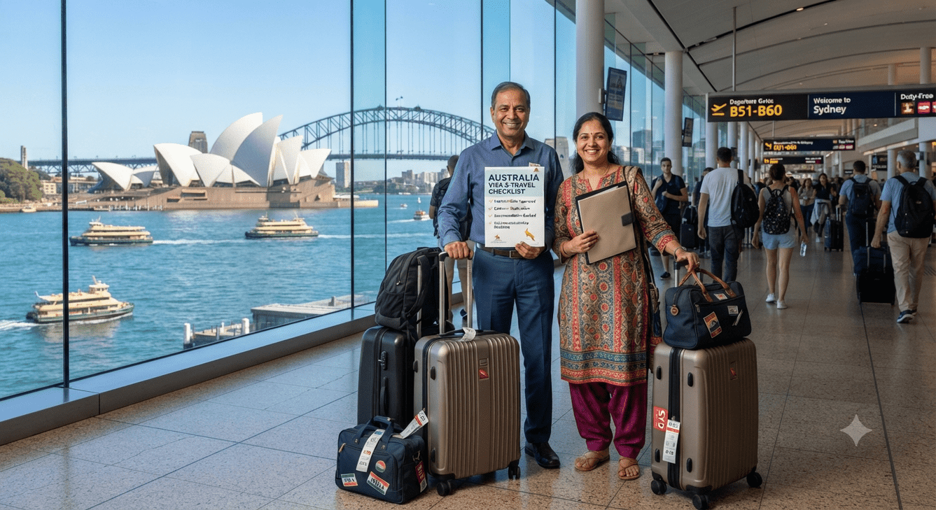 Australia visitor visa for parents visiting children – documents and financial proof